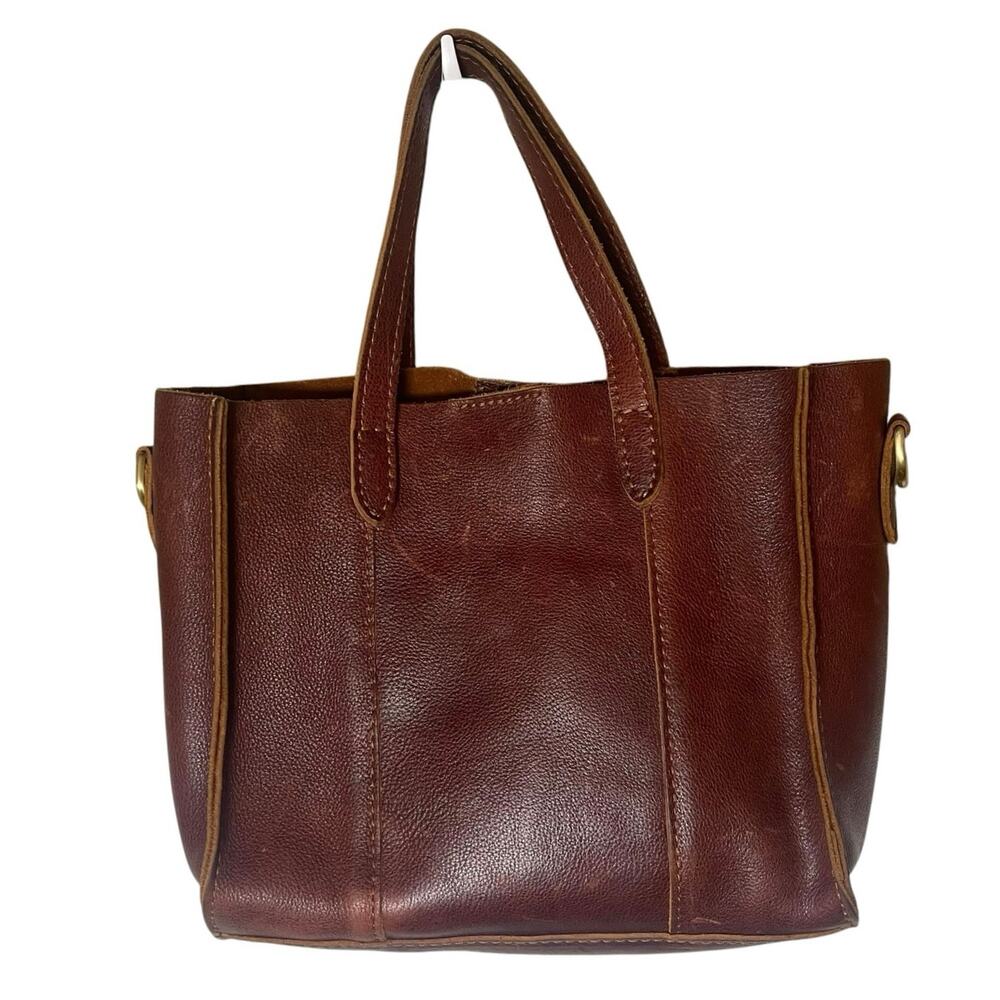 Portland Leather Goods Nutmeg Lola Tote Boho Chic Coastal Cowgirl Minimalist - Picture 3 of 11